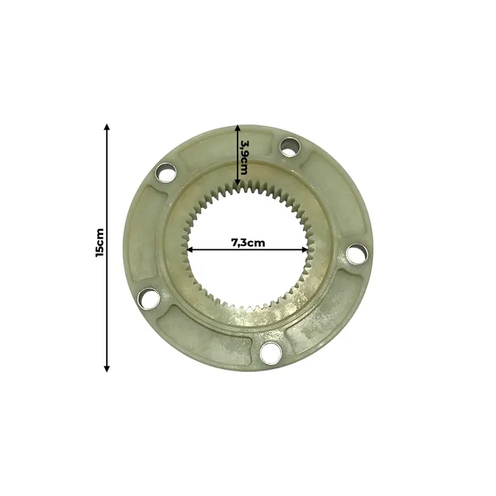 6670757 / Flange Acoplamento Dentes Aplicável Escavadeiras Bobcat