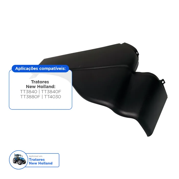 87390959 / Painel Plástico Lateral Le Aplicável Tratores New Holland