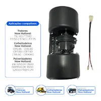87663947 / Motor Ar Condicionado Aplicável Tratores New Holland - imagem 2