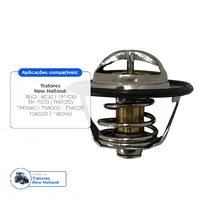 87803502 / Válvula Termostática Aplicável Tratores Case New Holland - imagem 2