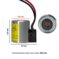 1340843C1 / Bobina Do Solenoide 12v Aplicável Colheitadeiras Case - imagem 3