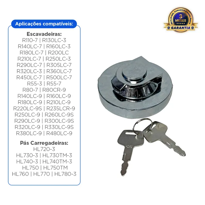 31Q402130 / Tampa Do Tanque De Combustível Escavadeira Hyundai