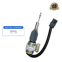 3932530 / Solenoide De Parada 24v Aplicável Motor Cummins 4BT 6BT - imagem 2