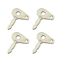 47725842 / Kit 04 Chaves Ignição Aplicável Trator New Holland Case  - imagem 1