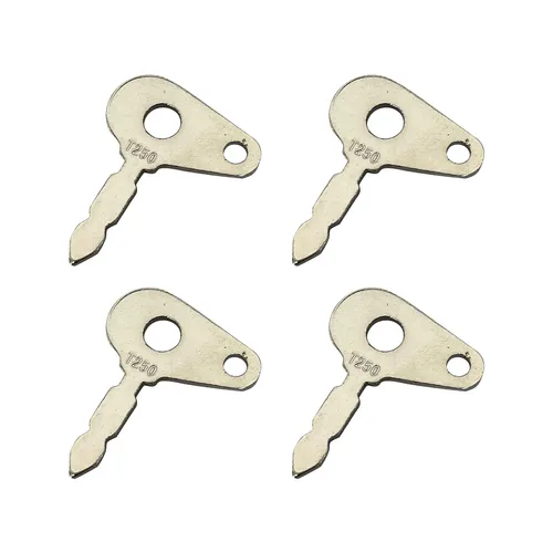 Kit 04 Chaves Ignição Aplicável Trator New Holland Case - 47725842