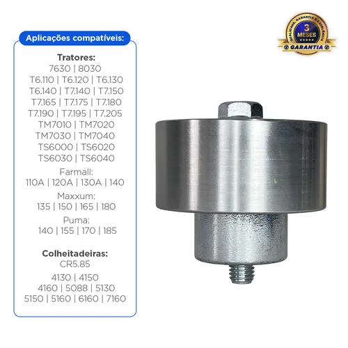 Polia Do Tensor Aplicável Máquinas New Holland - 504065879