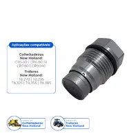 504130662 / Válvula Reguladora De Pressão Aplicável New Holland/Case - imagem 2