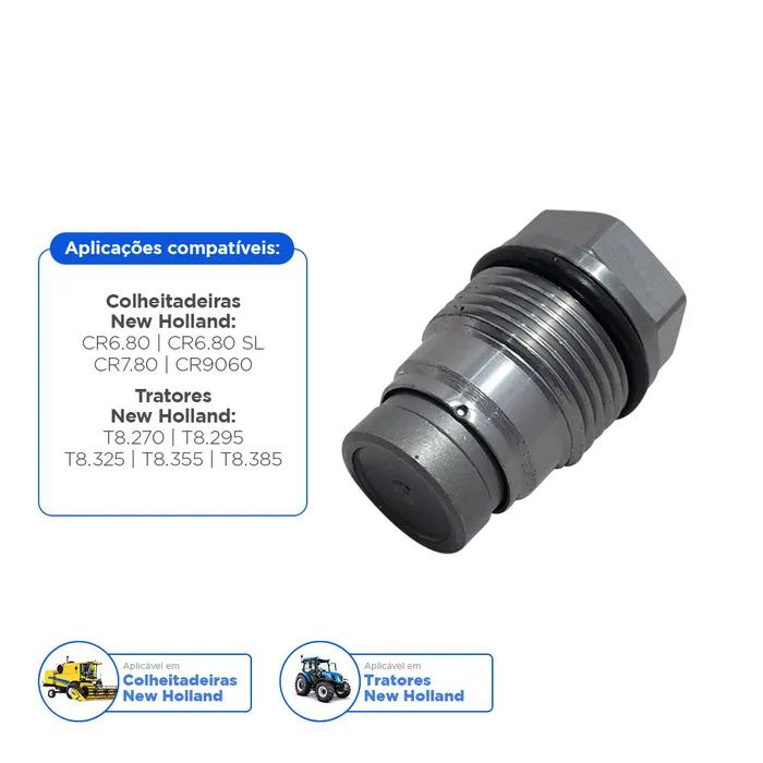 504130662 / Válvula Reguladora De Pressão Aplicável New Holland/Case