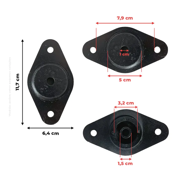 Coxim Do Motor Kubota D722 Aplicável Bobcat - 6653764