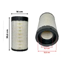 6698057/ 6698058 / Filtro de Ar Interno e Externo Aplicável Bobcat  - imagem 3