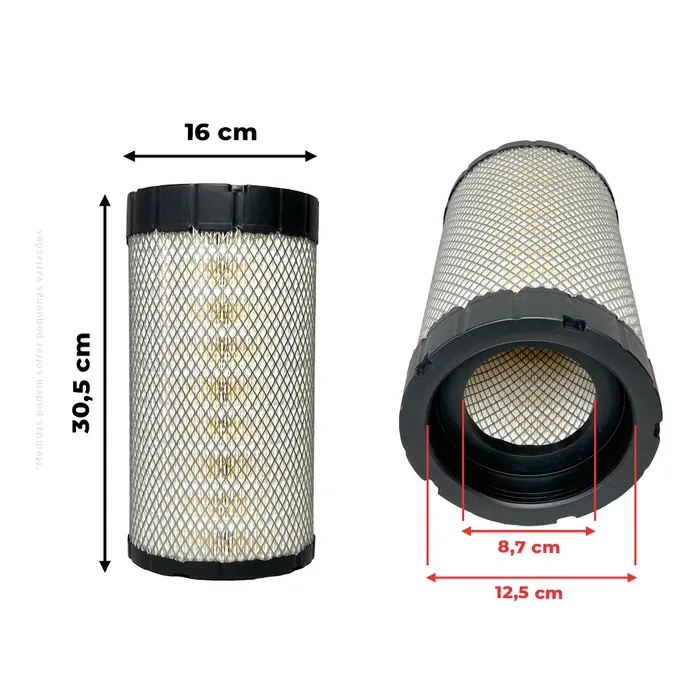 6698057/ 6698058 / Filtro de Ar Interno e Externo Aplicável Bobcat 