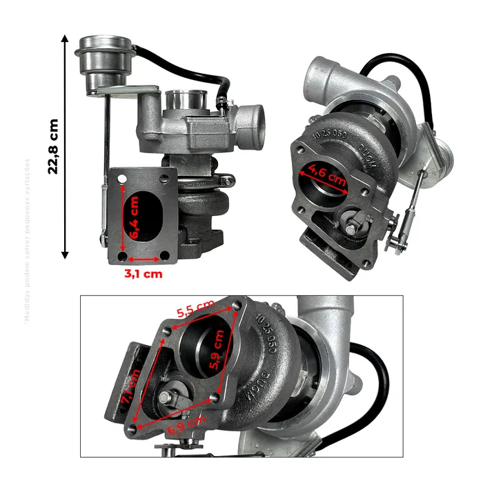 700846 / Turbina Motor Kubota V3307T Aplicável Minicarregadeira Bobcat