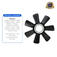 82025805 / Hélice Do Radiador Aplicável Trator New Holland - imagem 2