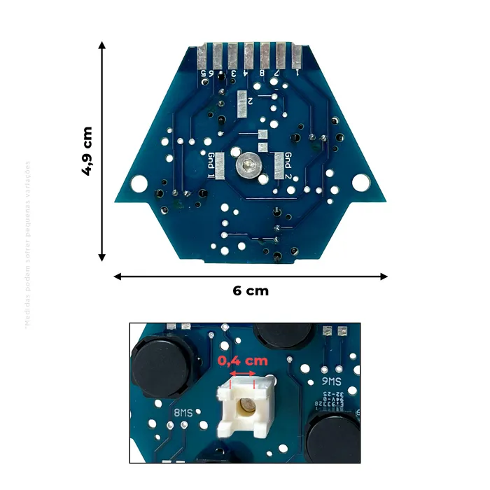 84032725 / Placa Circuito Elétrico Aplicável Colheitadeira New Holland