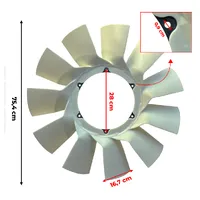84278713 / Hélice Do Radiador Aplicável Trator New Holland / Case - imagem 3