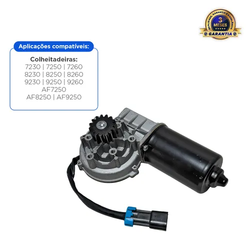 Motor Elétrico de Ajuste do Contrabatedor Aplicável Colheitadeiras Case - 84350623