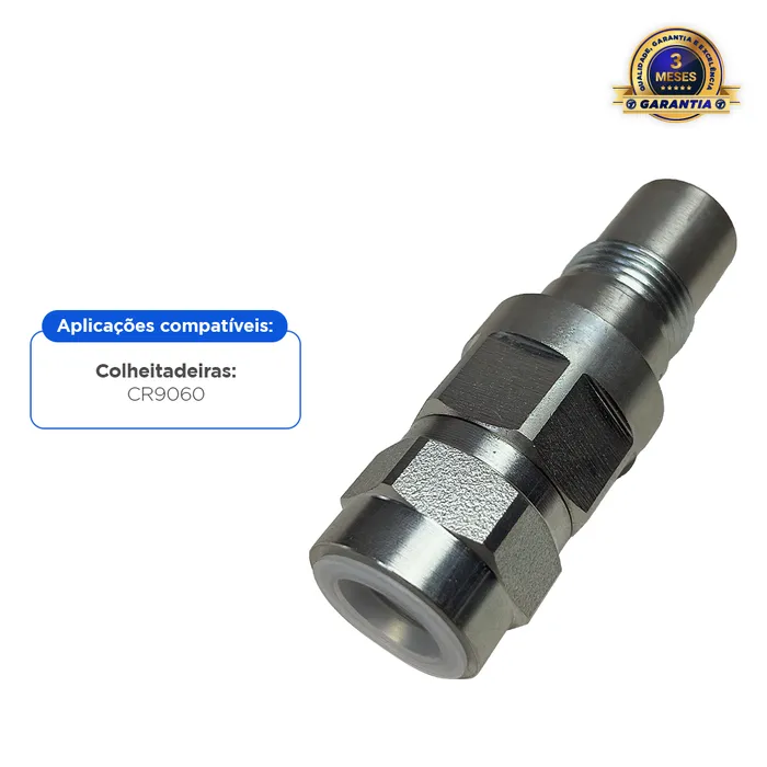84435503 / Engate Rápido Macho Aplicável Colheitadeira New Holland