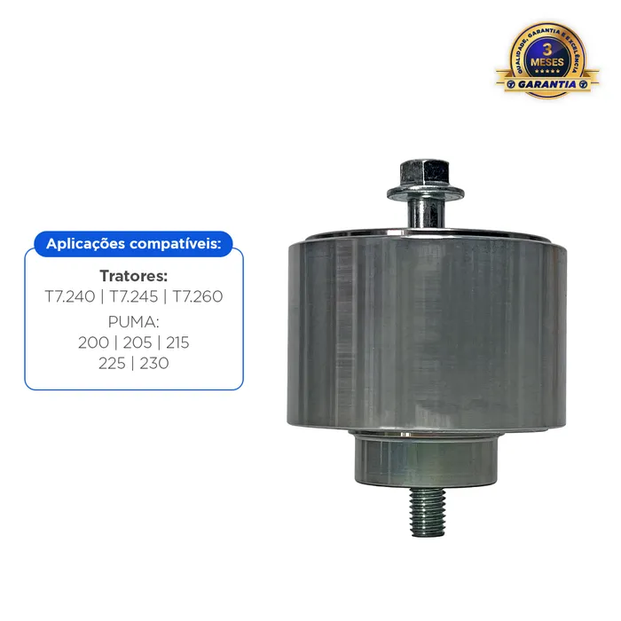 Polia De Tensão Da Correia Aplicável Trator New Holland e Case - 87300114