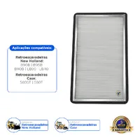 87314367 / Filtro De Ar Cabine Aplicável Retroescavadeiras New Holland - imagem 2