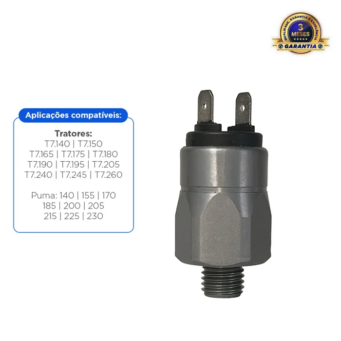 87384755 / Interruptor Elétrico Aplicável Trator New Holland