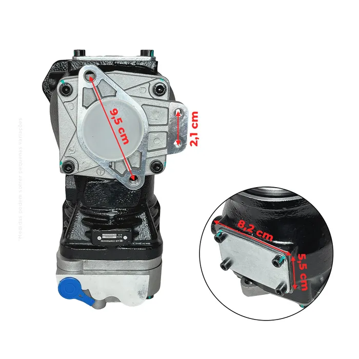87524759 / Compressor De Ar Aplicável Colheitadeiras New Holland