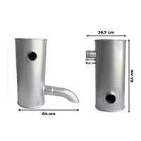 87534195 / Silencioso Aplicável Escavadeira New Holland / Case - imagem 3