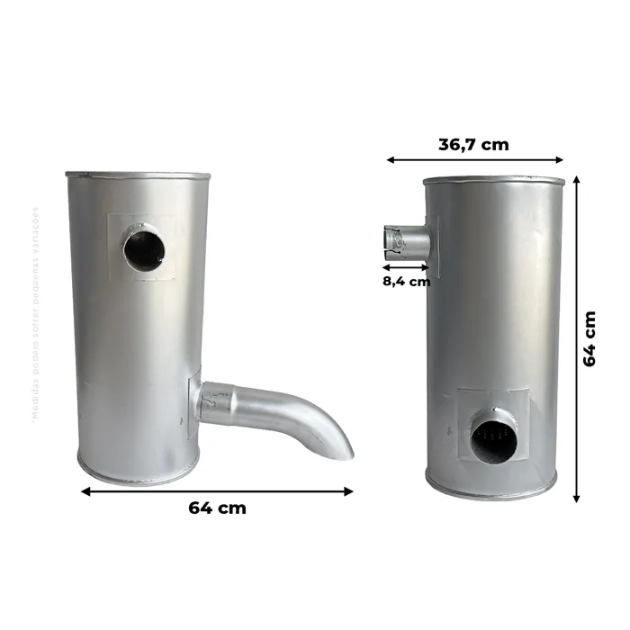 87534195 / Silencioso Aplicável Escavadeira New Holland / Case