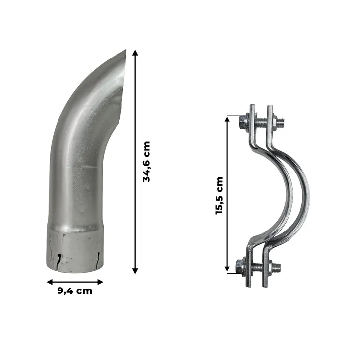 87534195 / Silencioso Aplicável Escavadeira New Holland / Case