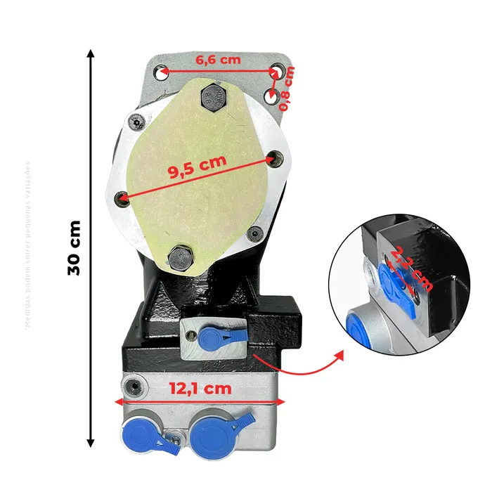 Compressor de Ar do Motor 87543702 - Aplicável Colheitadeira Case