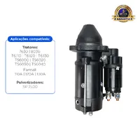 87583927 / Motor De Partida 12v Aplicável Trator New Holland / Case - imagem 2