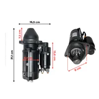 87583927 / Motor De Partida 12v Aplicável Trator New Holland / Case - imagem 3
