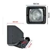Farol Auxiliar Aplicável Retroescavadeiras Case e New Holland - 87584890 - imagem 3