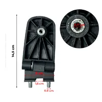 Dobradiça Superior Da Porta Direita Aplicável Trator John Deere - AL179830 - imagem 3
