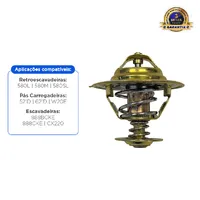 J972071 / Válvula Termostática Aplicável Retroescavadeiras Case  - imagem 2