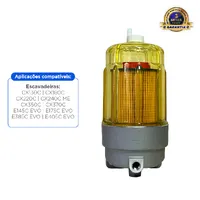 Filtro De Combustível Aplicável Escavadeiras New Holland / Case - KHH18220 - imagem 2