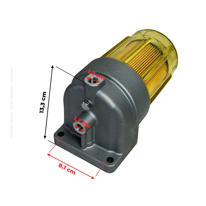 Filtro De Combustível Aplicável Escavadeiras New Holland / Case - KHH18220
