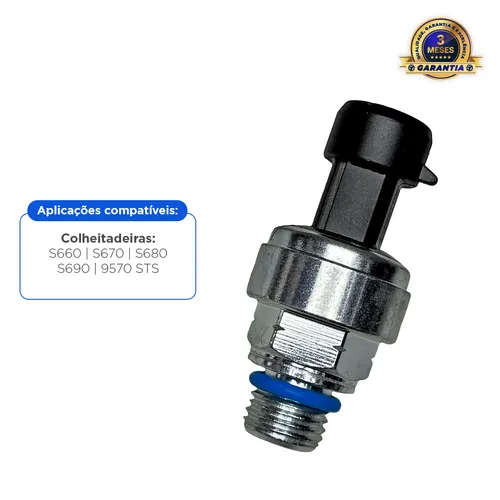 Sensor de Pressão de Óleo Aplicável John Deere - RE154966