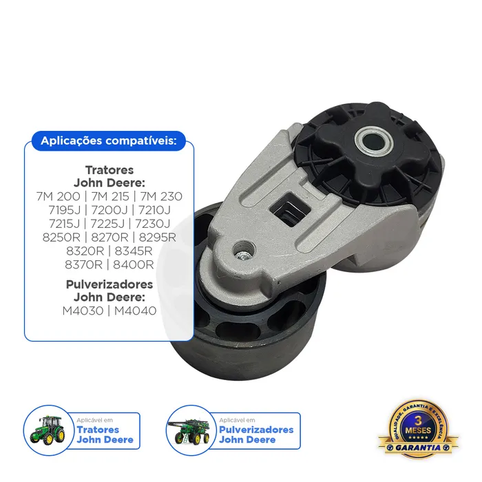 RE170084 / Tensor da Correia Aplicável em Trator John Deere