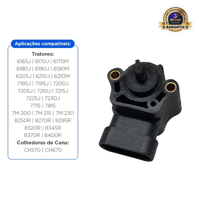 RE243767 / Sensor de Ângulo da Direção Aplicável John Deere