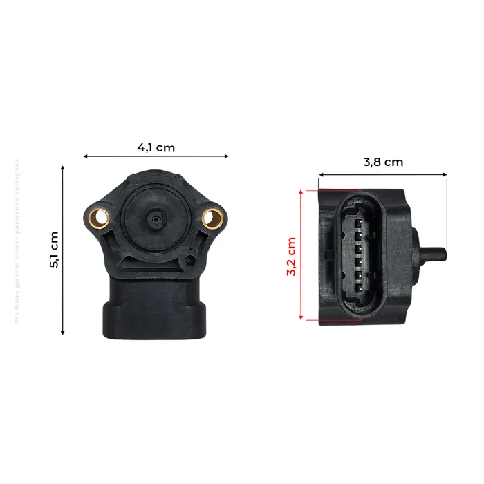 RE243767 / Sensor de Ângulo da Direção Aplicável John Deere