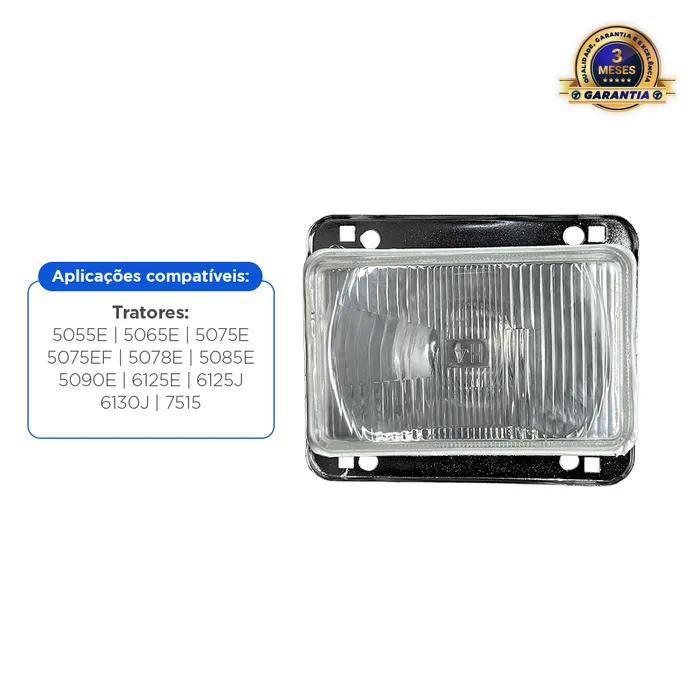 RE269110 / Farol Dianteiro 12v Aplicável Trator John Deere