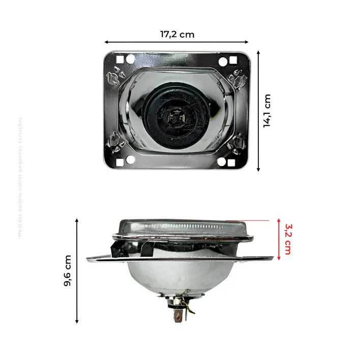 RE269110 / Farol Dianteiro 12v Aplicável Trator John Deere
