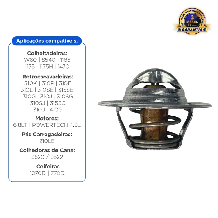 RE522076 / Válvula Termostática Aplicável John Deere