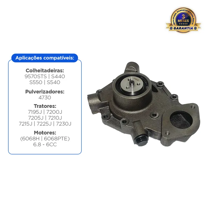 RE523169 / Bomba D'água Aplicável John Deere