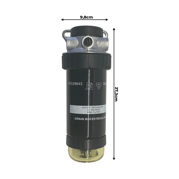 RE529641 / Filtro de Combustível Aplicável em Pulverizador John Deere