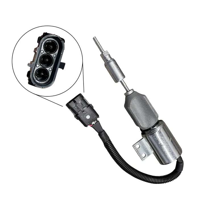 Solenoi De Parada 24v Aplicável Motores A Diesel Mwm Cummins