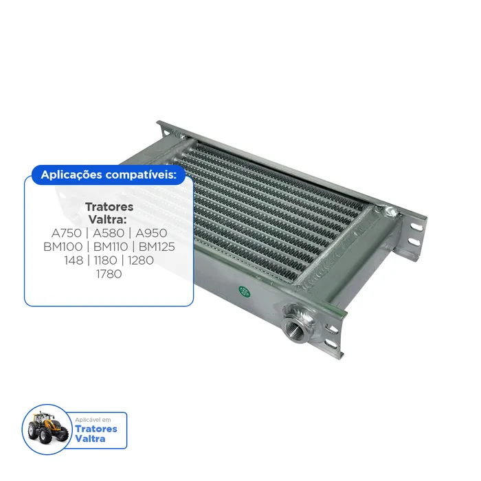 32590900 / Radiador De Óleo Aplicável Tratores Valtra