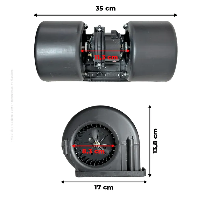 Motor do Ventilador De Ar 12v Aplicável Case / New Holland
