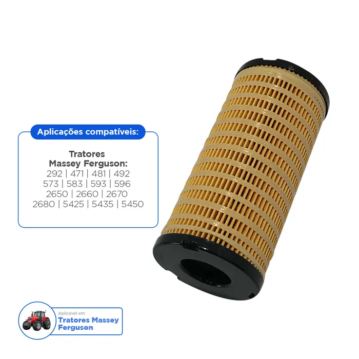 4224811 / Filtro Combustível Aplicável Tratores Massey Ferguson