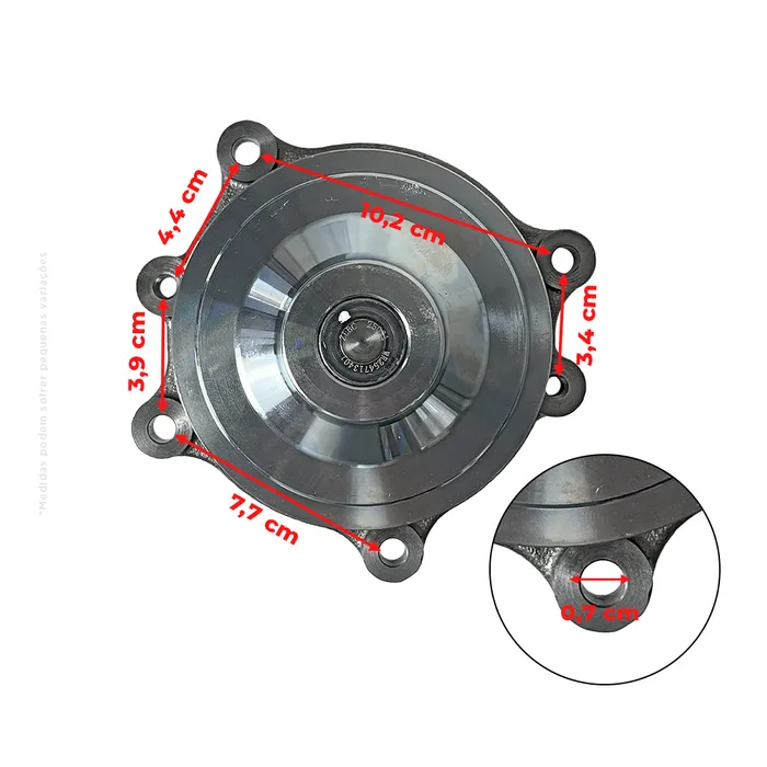 Bomba D'água Aplicável Tratores New Holland Case - 504361543
